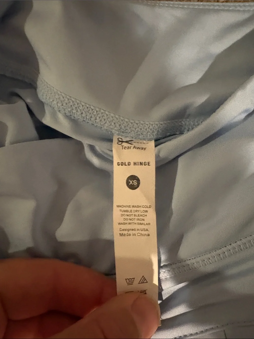 Lot of 3 Goldhinge Pleated Tennis Skirts in Light Blue, Teal and Bright Pink XS - Picture 3 of 4